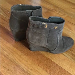 Forest green booties